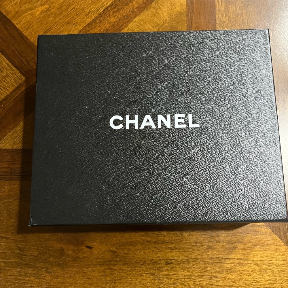 CHANEL Black Box empty in good condition. See photos. Size7.25 x 6 inches